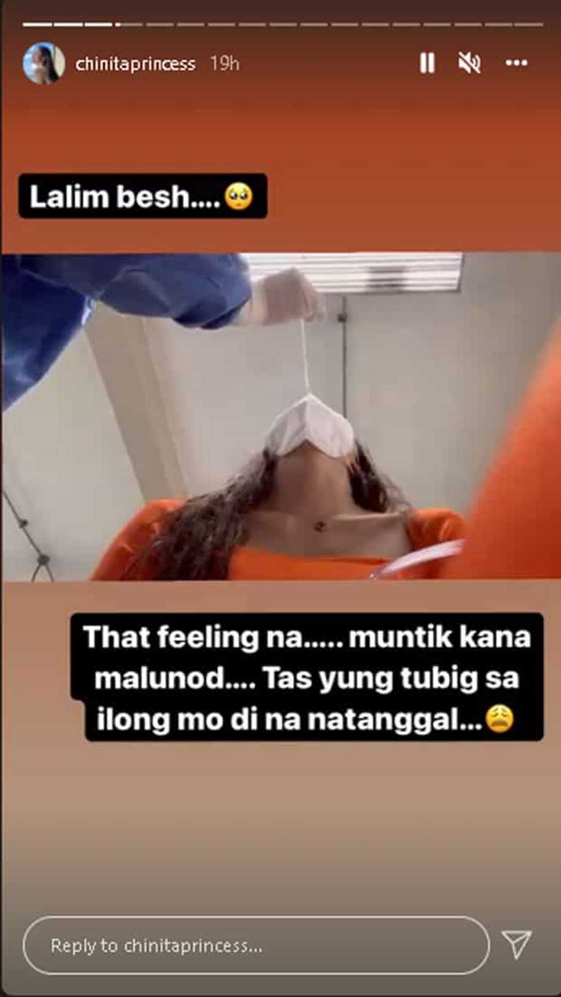 Kim Chiu, nawindang sa lalim ng pasok ng swab stick sa ilong niya: “That feeling na muntik ka nang malunod” Kim Chiu, nawindang sa lalim ng pasok ng swab stick sa ilong niya: “That feeling na muntik ka nang malunod”
