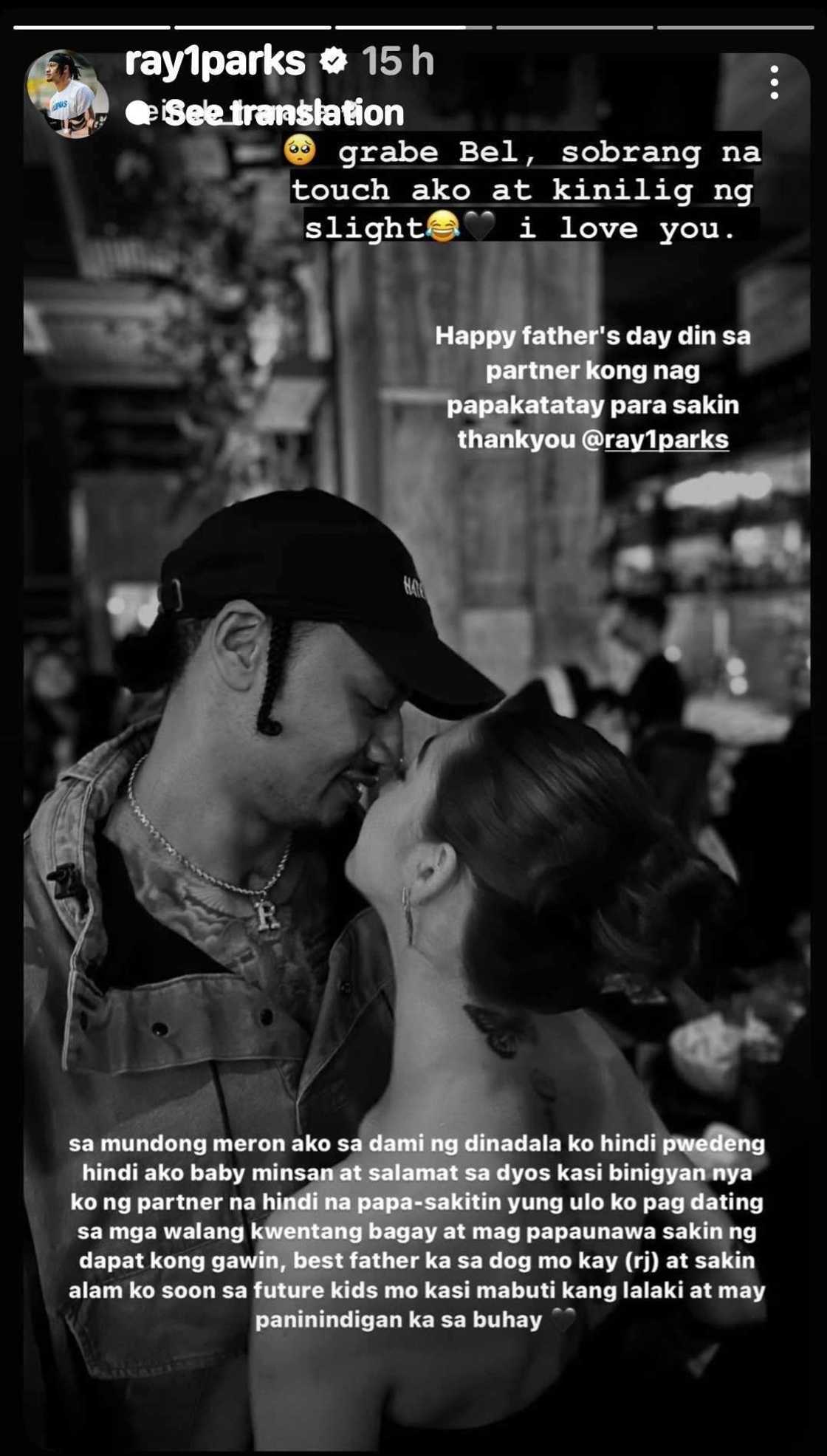 Ray Parks, na-touch sa pagbati ni Zeinab Harake sa kanya ngayong Father’s Day