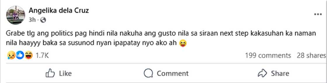 Angelika Dela Cruz on Facebook Angelika Dela Cruz on Facebook