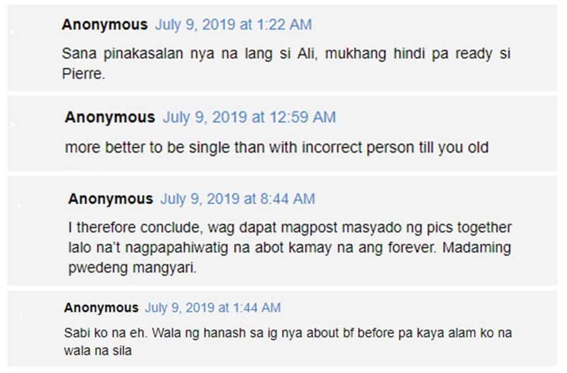 Claims about KC-Pierre breakup surface online due to the actress’ recent post Claims about KC-Pierre breakup surface online due to the actress’ recent post