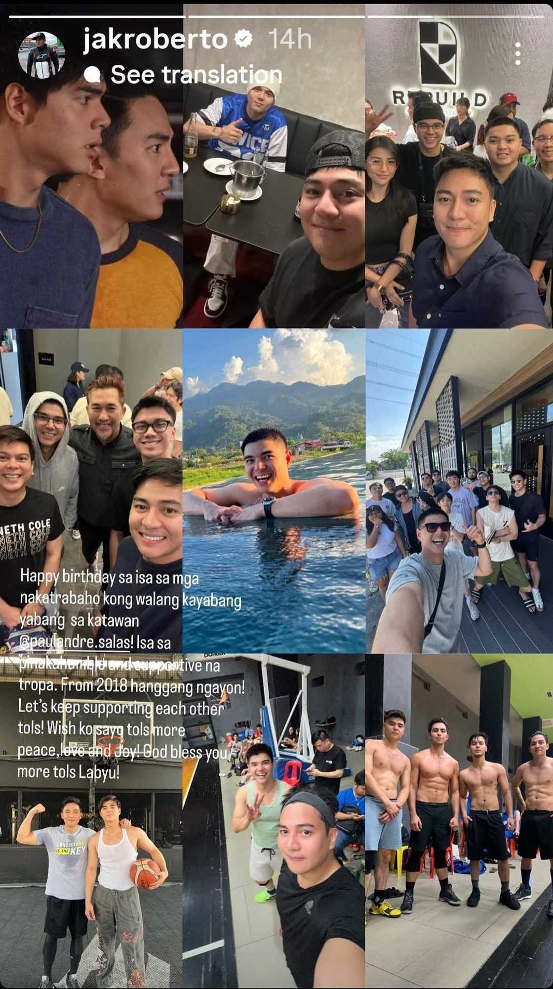 Jak Roberto, inilarawan si Paul Salas sa birthday post niya para sa kapwa aktor Jak Roberto, inilarawan si Paul Salas sa birthday post niya para sa kapwa aktor