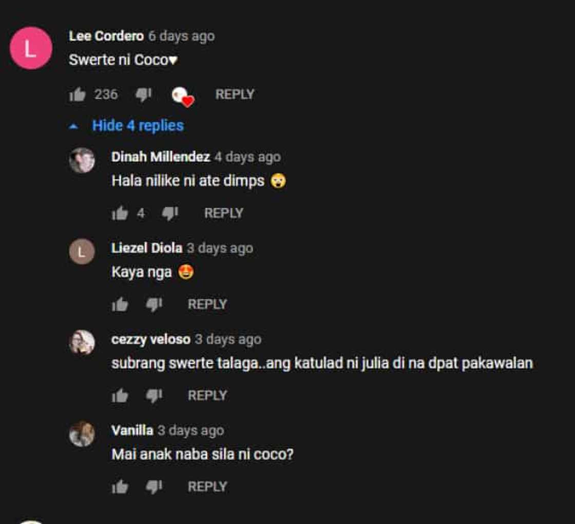 Dimples Romana nag-agree na ‘swerte’ si Coco Martin kay Julia Montes Dimples Romana nag-agree na ‘swerte’ si Coco Martin kay Julia Montes