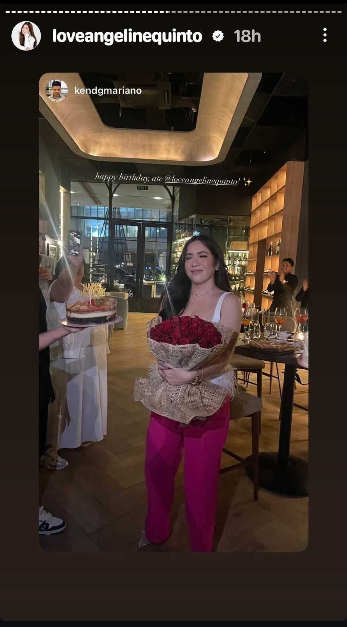 Angeline Quinto, ipinasilip ang masayang birthday salubong niya