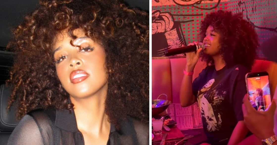 Filipino-American singer na si H.E.R., nag-karaoke sa restaurant sa New York, kumanta ng classic OPM hit