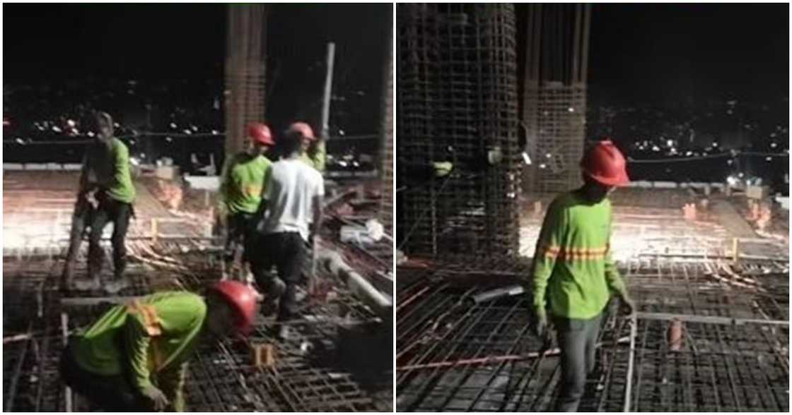 Construction workers, inabutang ng lindol habang nagtatrabaho sa 28th floor