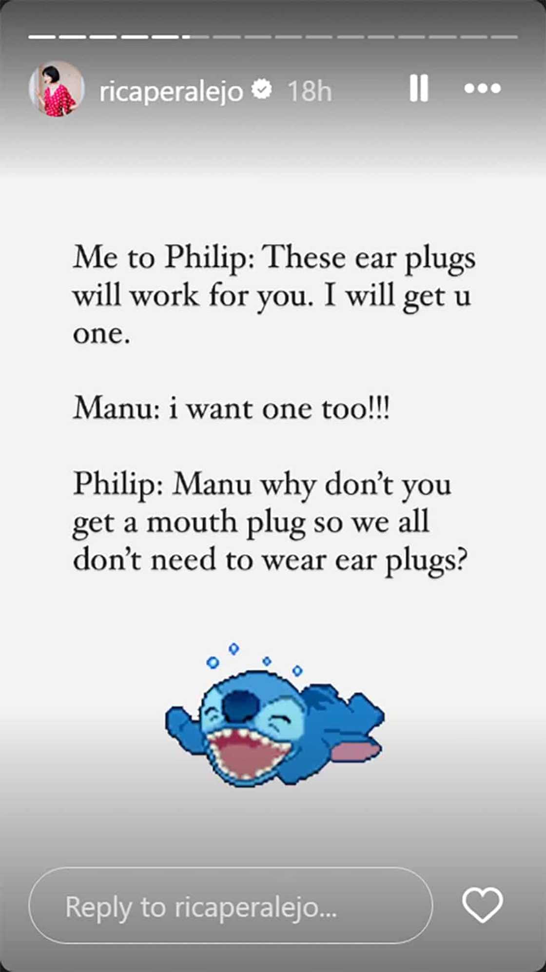 Rica Peralejo, pinost nakatutuwang convo ng mga anak: “Why don't you get a mouth plug” Rica Peralejo, pinost nakatutuwang convo ng mga anak: “Why don't you get a mouth plug”