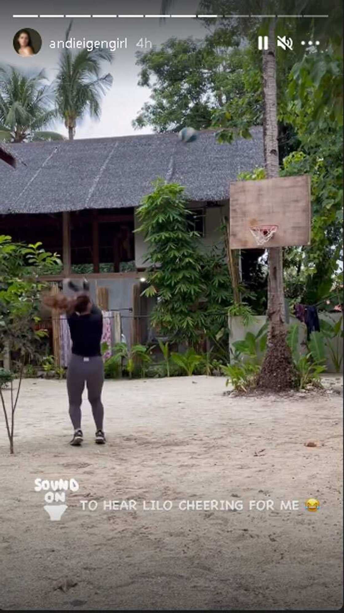 Andi Eigenmann, sobrang saya dahil si Lilo ang nagchi-cheer sa kanya Andi Eigenmann, sobrang saya dahil si Lilo ang nagchi-cheer sa kanya