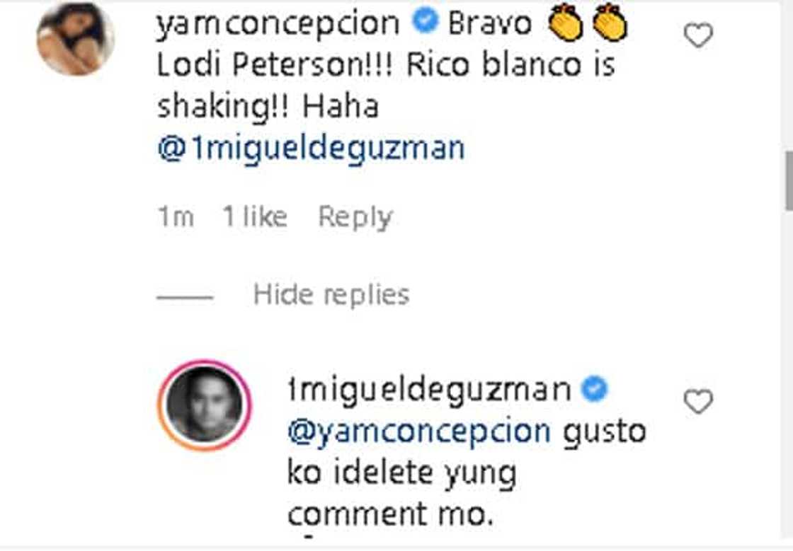 JM De Guzman wants to delete "Rico Blanco" comment of Yam Concepcion JM De Guzman wants to delete "Rico Blanco" comment of Yam Concepcion