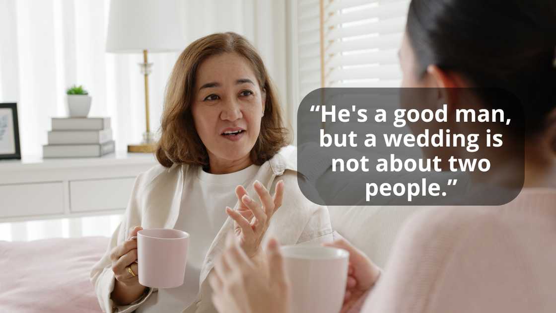 A mother talking with her daughter A mother talking with her daughter