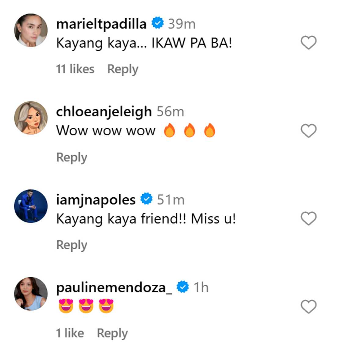 Celebs, nag-react sa cryptic post ni Rufa Mae Quinto Celebs, nag-react sa cryptic post ni Rufa Mae Quinto