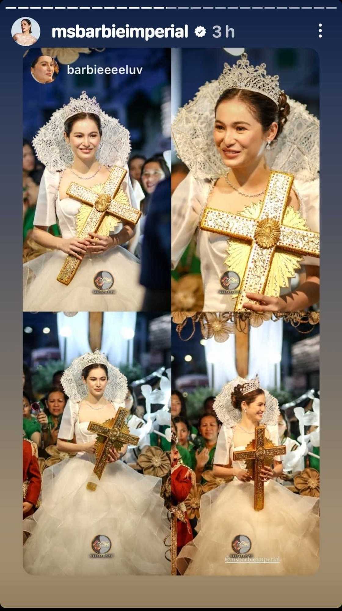 Pics, video ni Barbie Imperial bilang Reyna Elena sa Santacruzan sa Albay, viral Pics, video ni Barbie Imperial bilang Reyna Elena sa Santacruzan sa Albay, viral