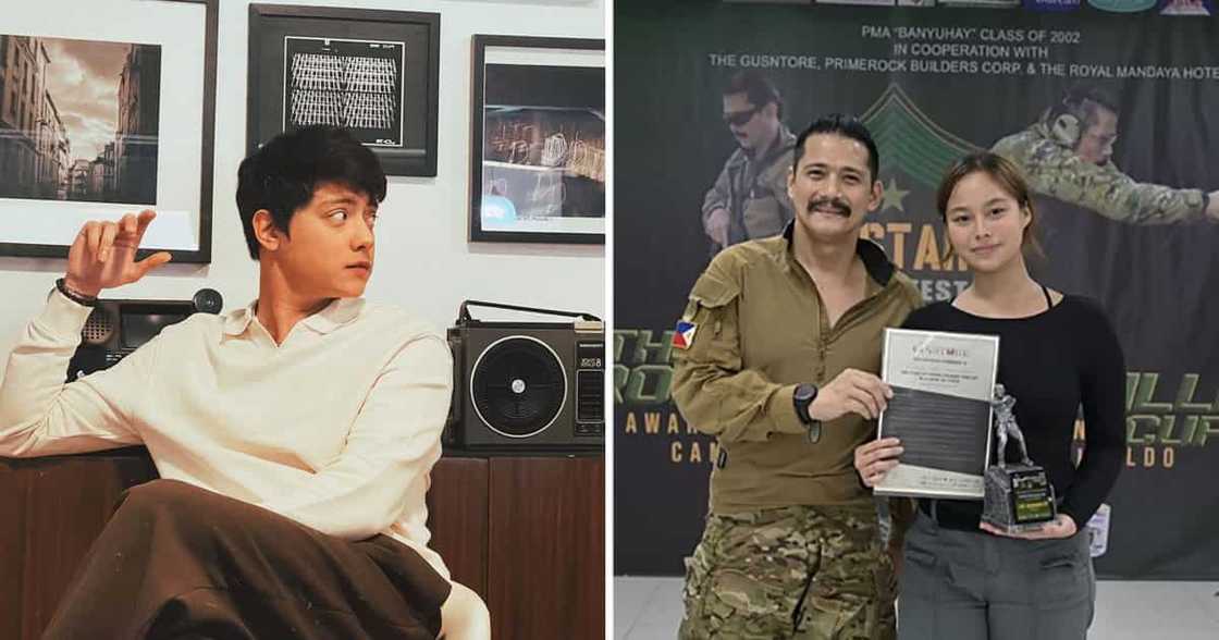 Daniel Padilla, finlex kapatid na si Lella Ford sa pag 1st runner-up sa isang shooting competition