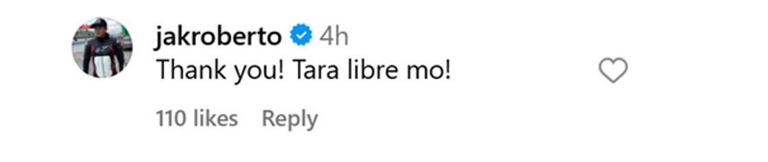 Jak Roberto receives playful birthday message from sister Sanya Lopez Jak Roberto receives playful birthday message from sister Sanya Lopez