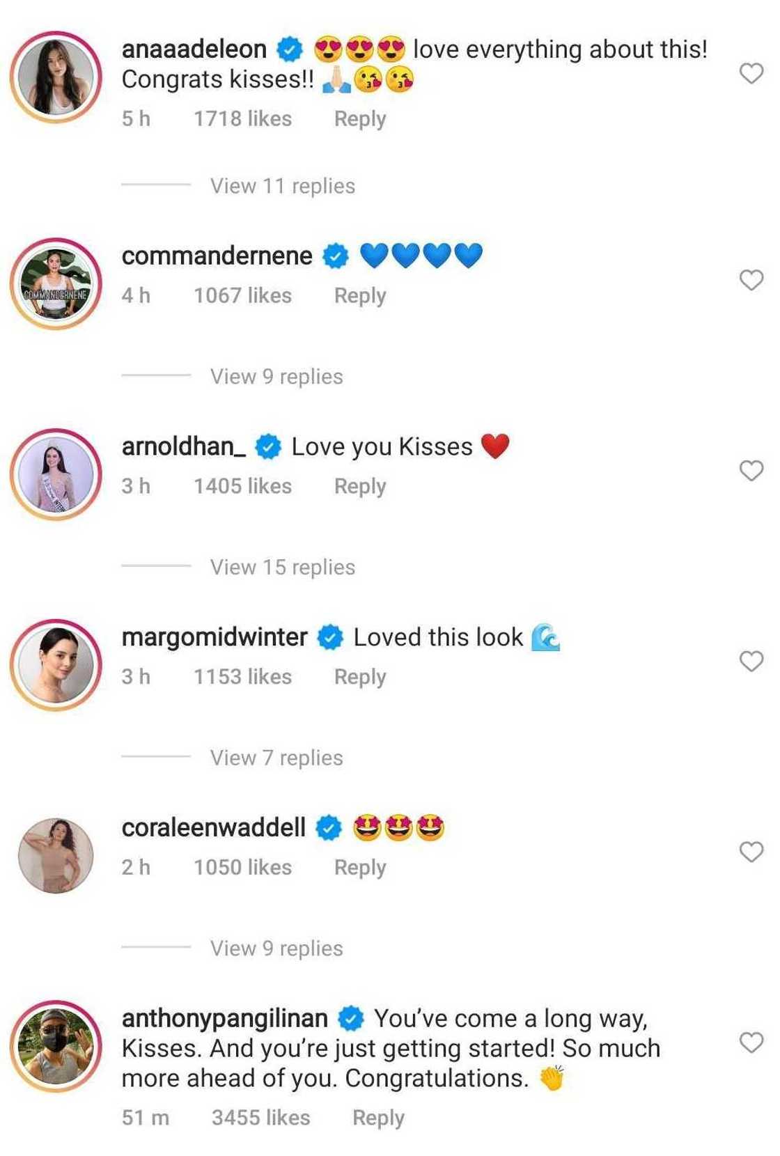 Kisses Delavin's latest IG posts after MUP stint receive comments from celebrities Kisses Delavin's latest IG posts after MUP stint receive comments from celebrities
