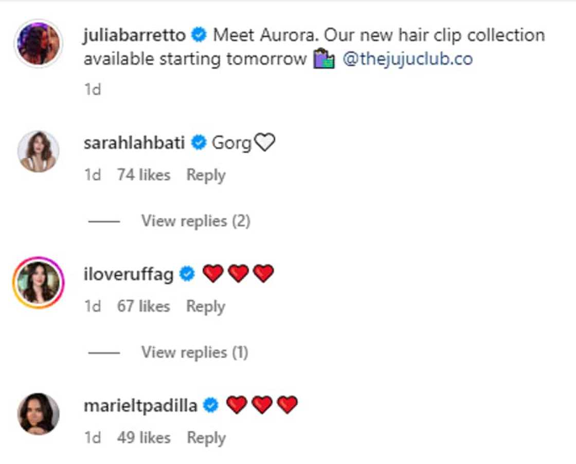 Julia Barretto/@juliabarretto Julia Barretto/@juliabarretto
