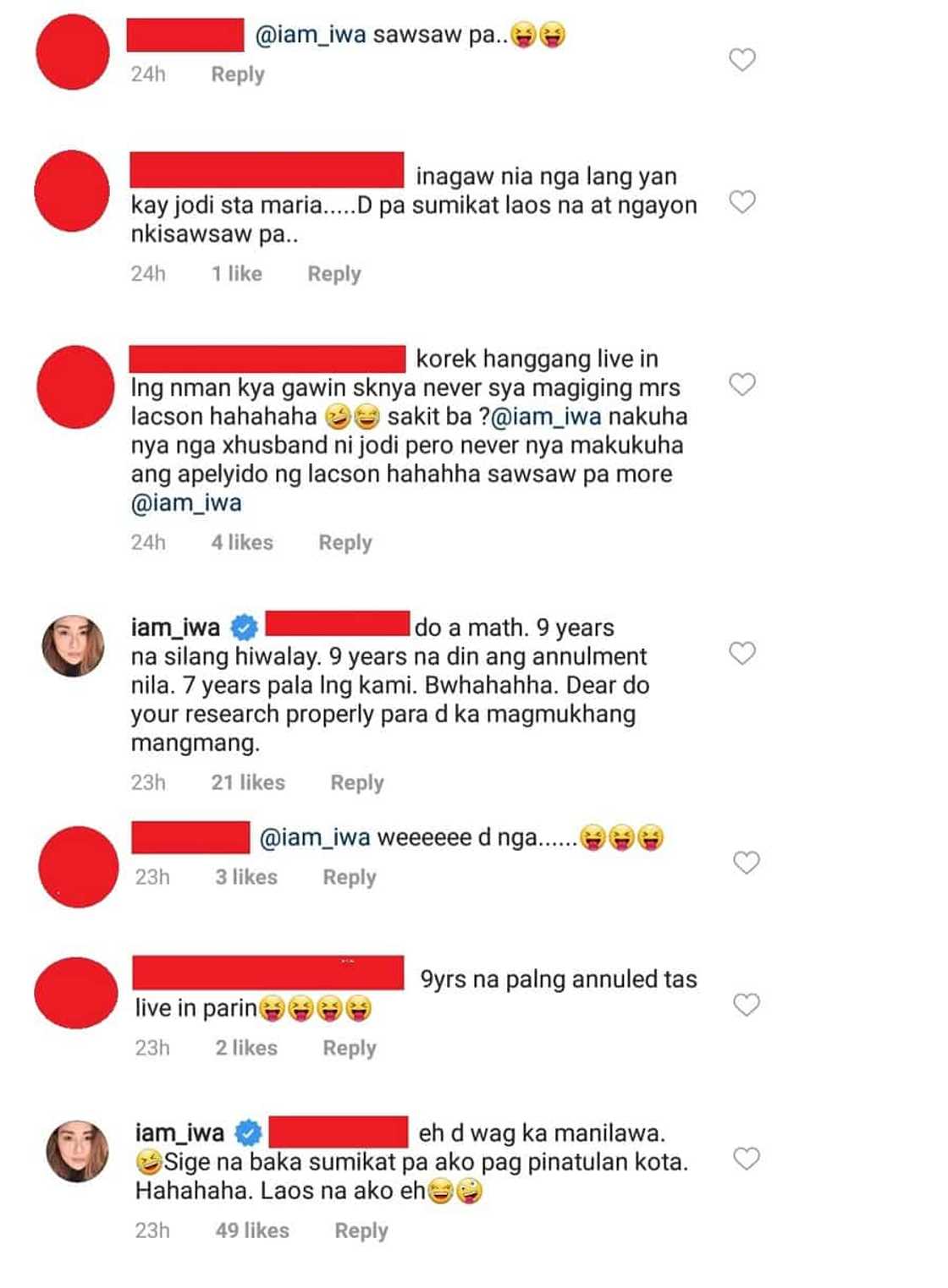 Iwa Moto slams netizens who accused her of stealing Jodi Sta. Maria’s husband Iwa Moto slams netizens who accused her of stealing Jodi Sta. Maria’s husband