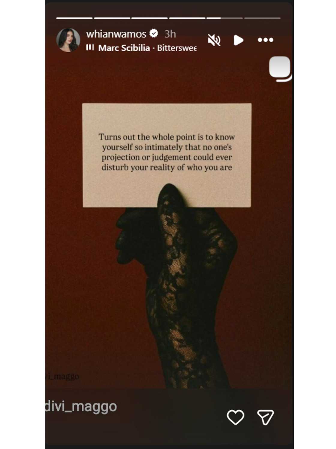 Rhian Ramos posts cryptic yet meaningful quote card on social media (@whianwamos)