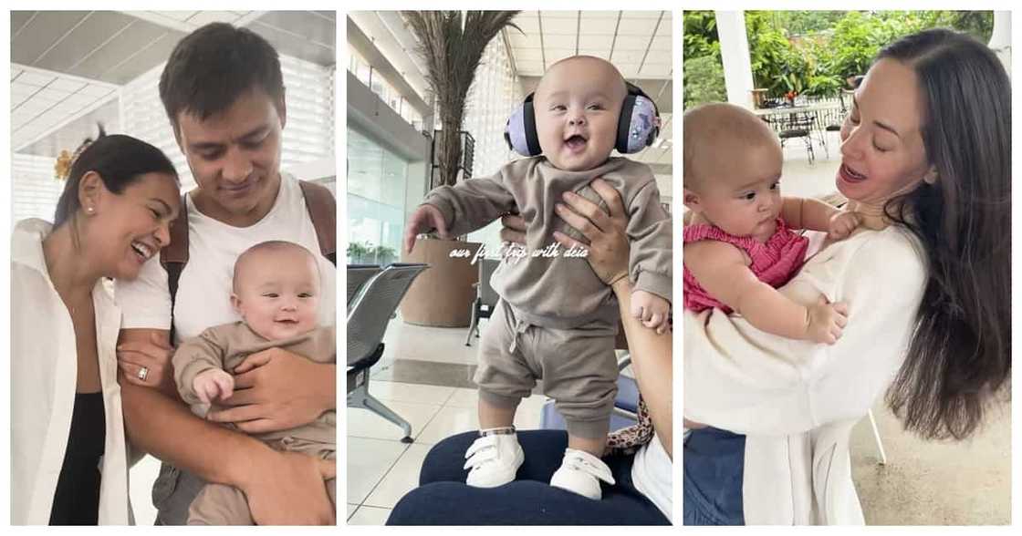 Iza Calzado gives netizens a glimpse into baby Deia Amihan's first family trip Iza Calzado gives netizens a glimpse into baby Deia Amihan's first family trip