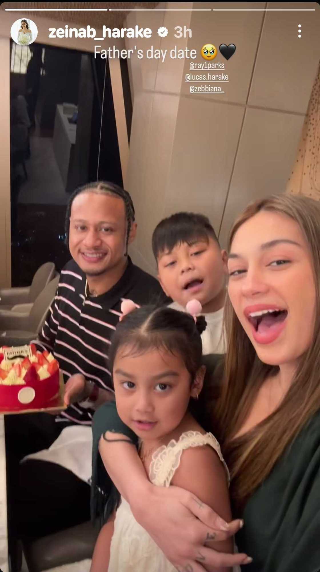 Zeinab Harake, Ray Parks Jr. share glimpses of their heartwarming Father's Day celebration Zeinab Harake, Ray Parks Jr. share glimpses of their heartwarming Father's Day celebration