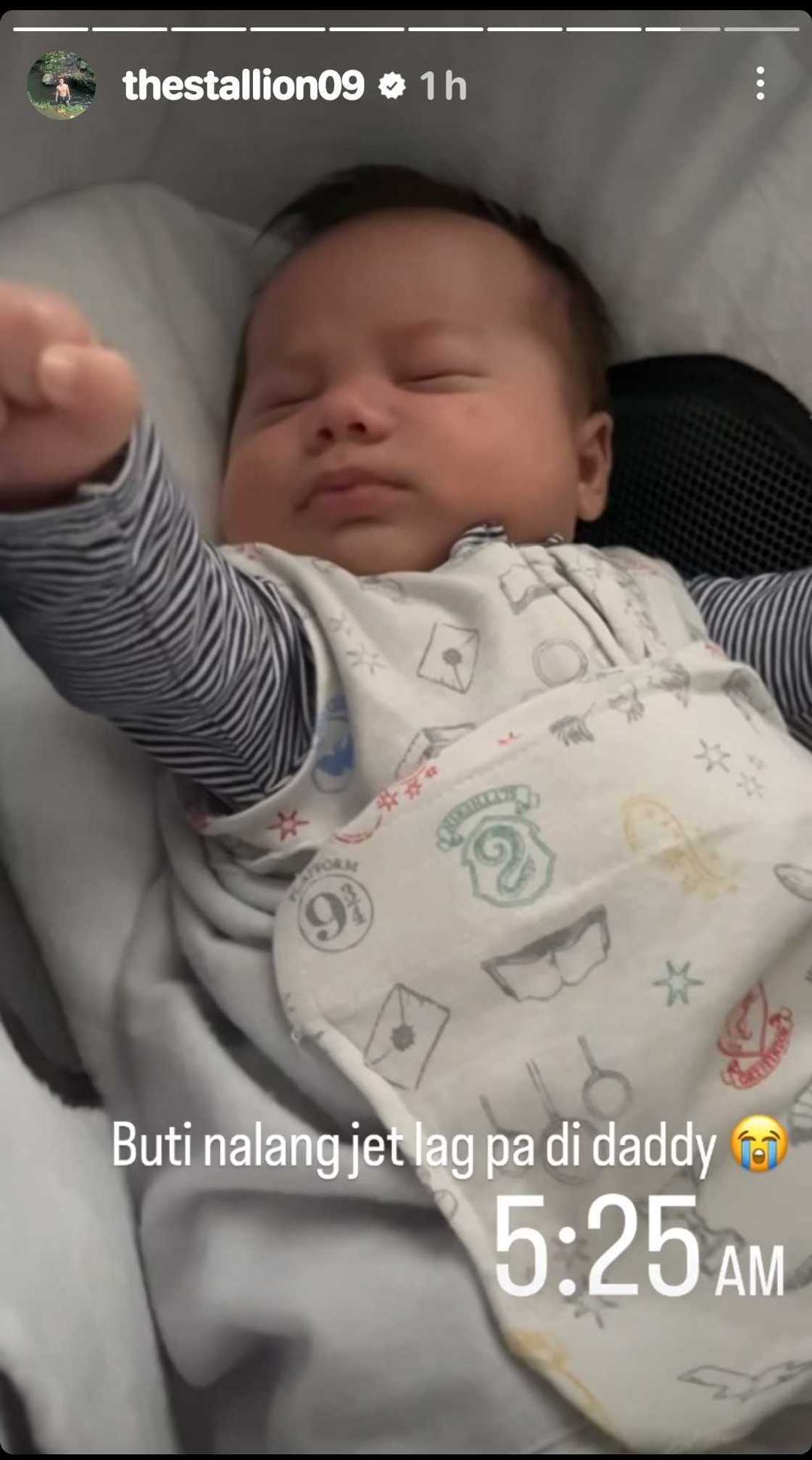 Albie Casiño shares new adorable clip of his baby boy captured at 5AM