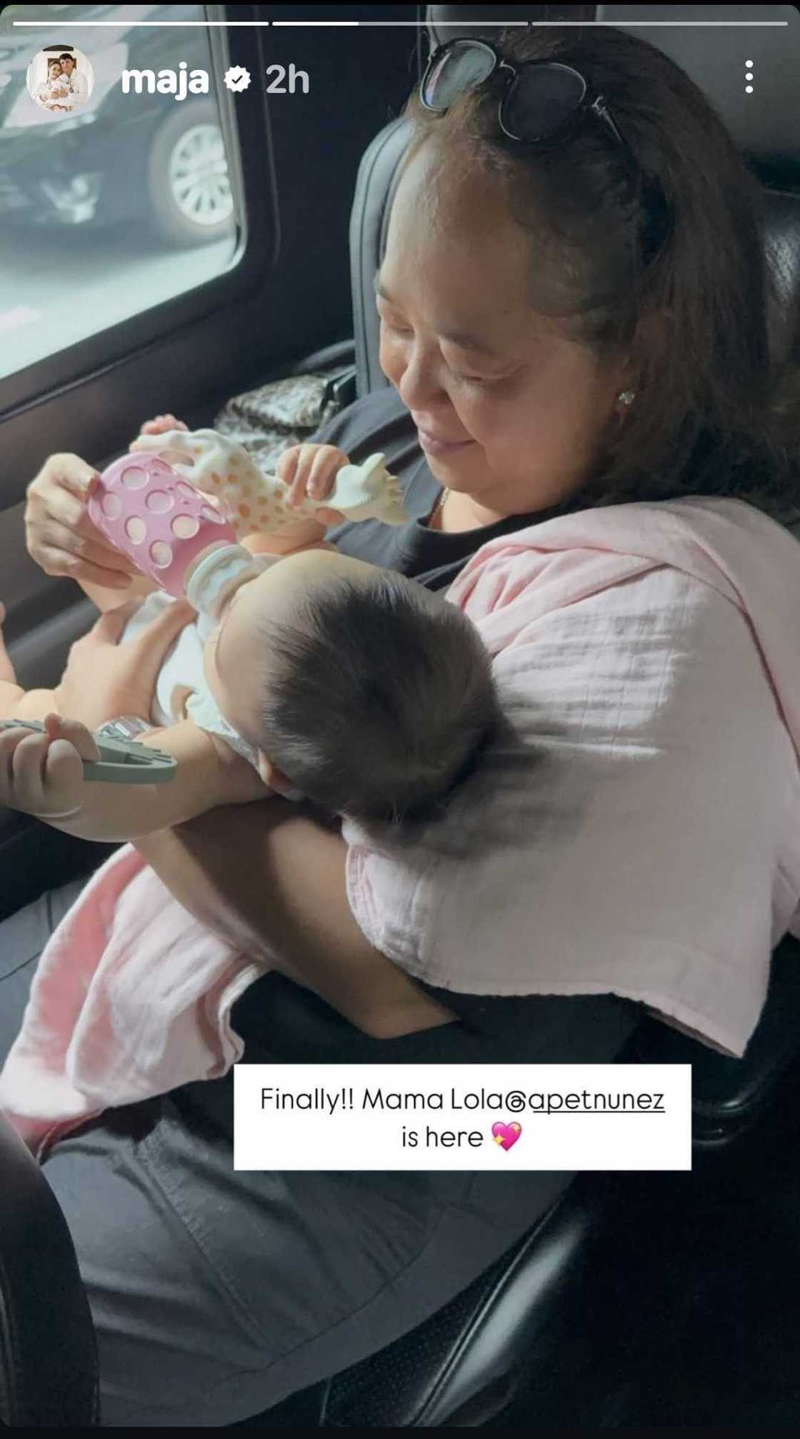 Maja Salvador, may bagong pasilip sa baby nila ni Rambo Nuñez Maja Salvador, may bagong pasilip sa baby nila ni Rambo Nuñez