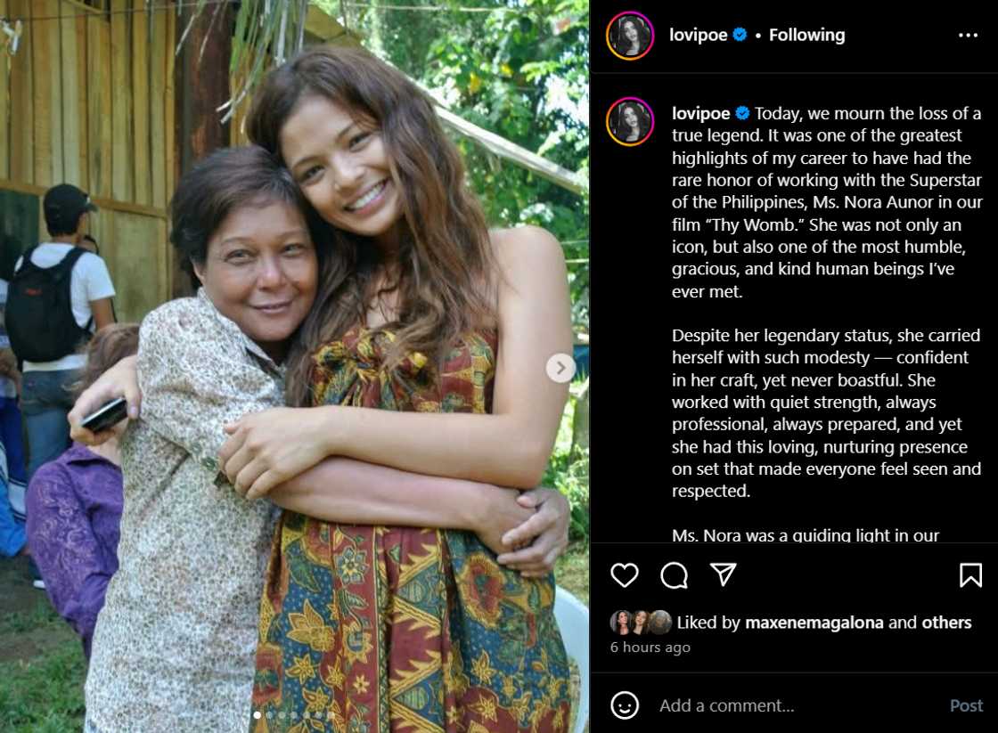 Photo: Lovi Poe Photo: Lovi Poe