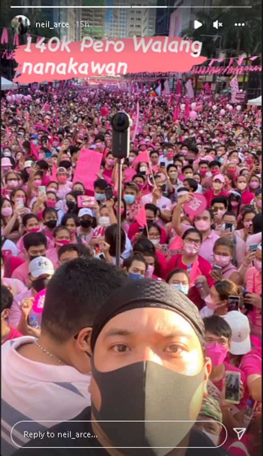 Neil Arce, proud na ipinost na may sobang dami ng tao sa Pasig pero wala umanong nanakawan