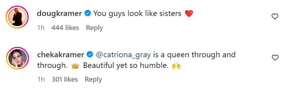 Doug Kramer, napa-react sa pics nina Catriona Gray at Kendra Kramer: “You guys look like sisters” Doug Kramer, napa-react sa pics nina Catriona Gray at Kendra Kramer: “You guys look like sisters”