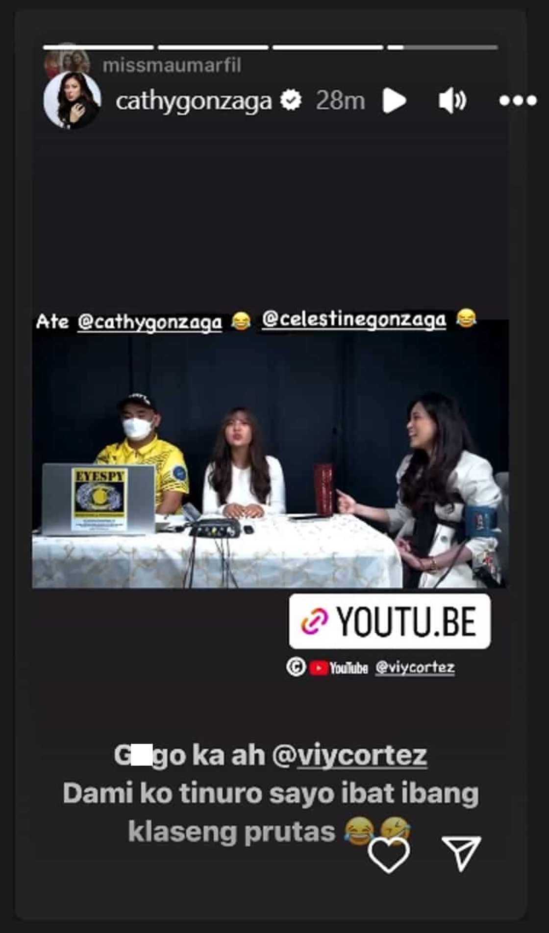 Alex Gonzaga, pabirong minura si Viy Cortez dahil sa biro nito sa vlog ...