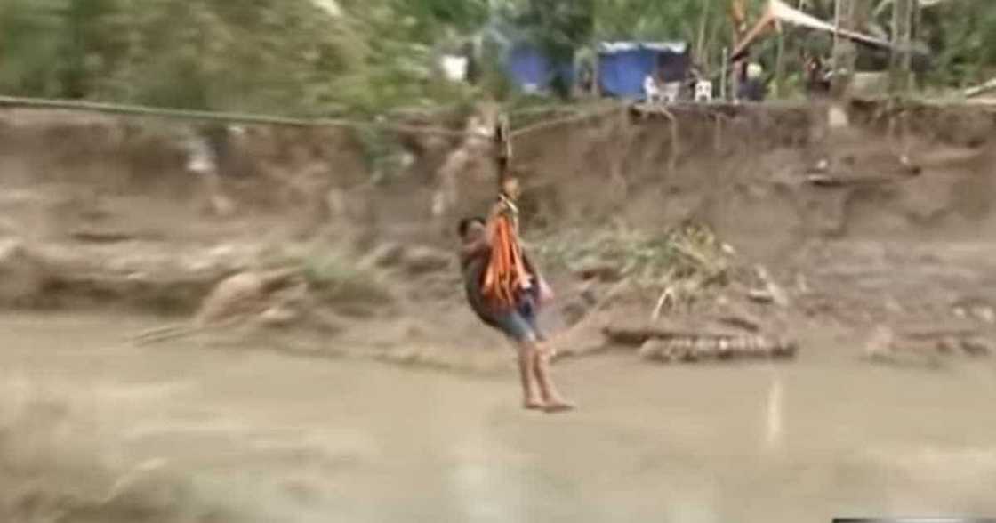Local residents in Negros Occidental "no choice" but to zipline to cross river Local residents in Negros Occidental "no choice" but to zipline to cross river