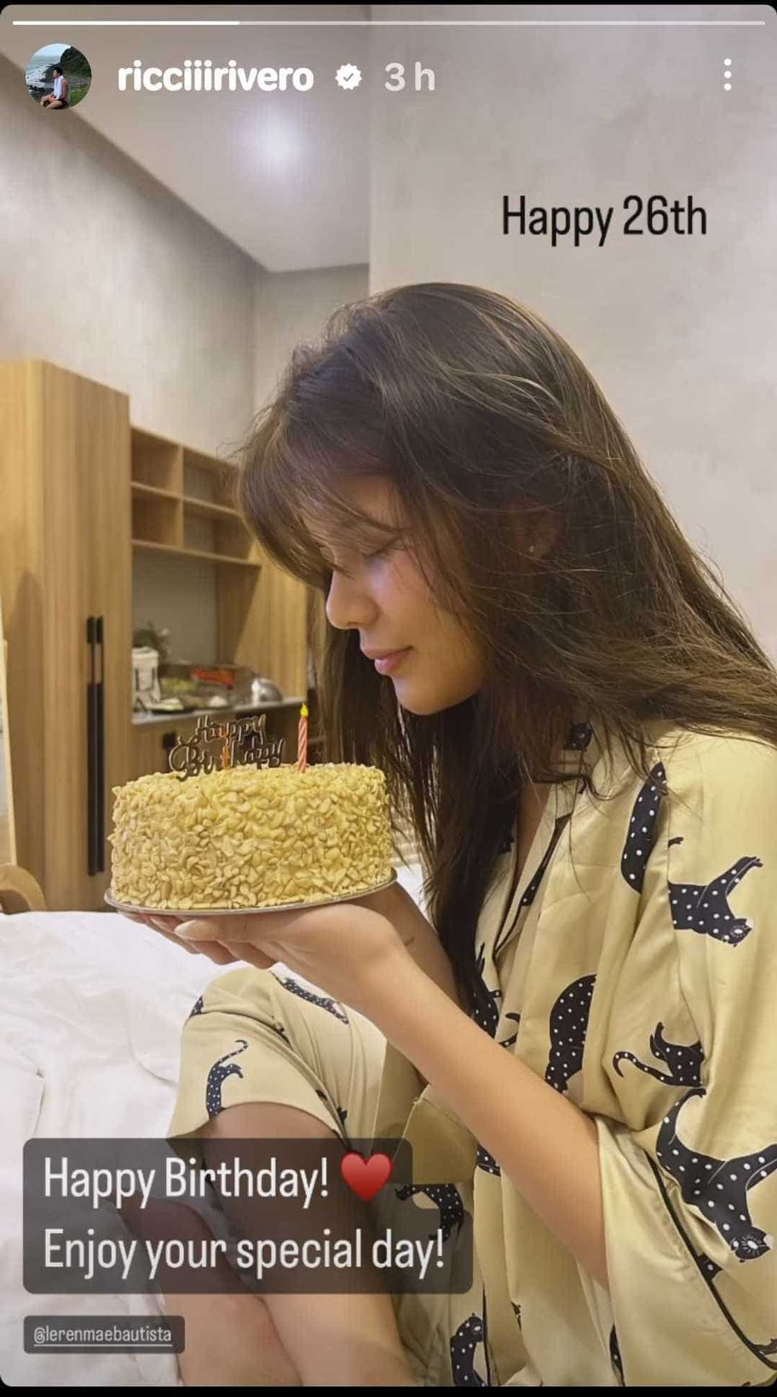 Ricci Rivero posts short but sweet birthday greeting for Leren Mae Bautista Ricci Rivero posts short but sweet birthday greeting for Leren Mae Bautista