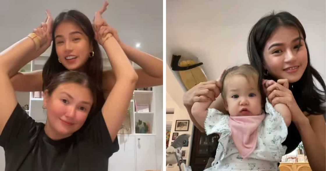 Maris Racal dances to ‘Mini Ms. U’ with Angelica Panganiban, Baby Bean Maris Racal dances to ‘Mini Ms. U’ with Angelica Panganiban, Baby Bean