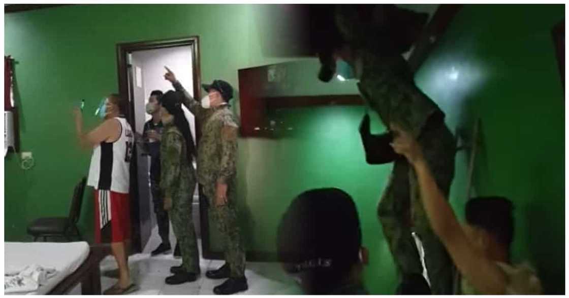 Misis, umakyat sa kisame ng motel para magtago matapos matunugan ni mister Misis, umakyat sa kisame ng motel para magtago matapos matunugan ni mister