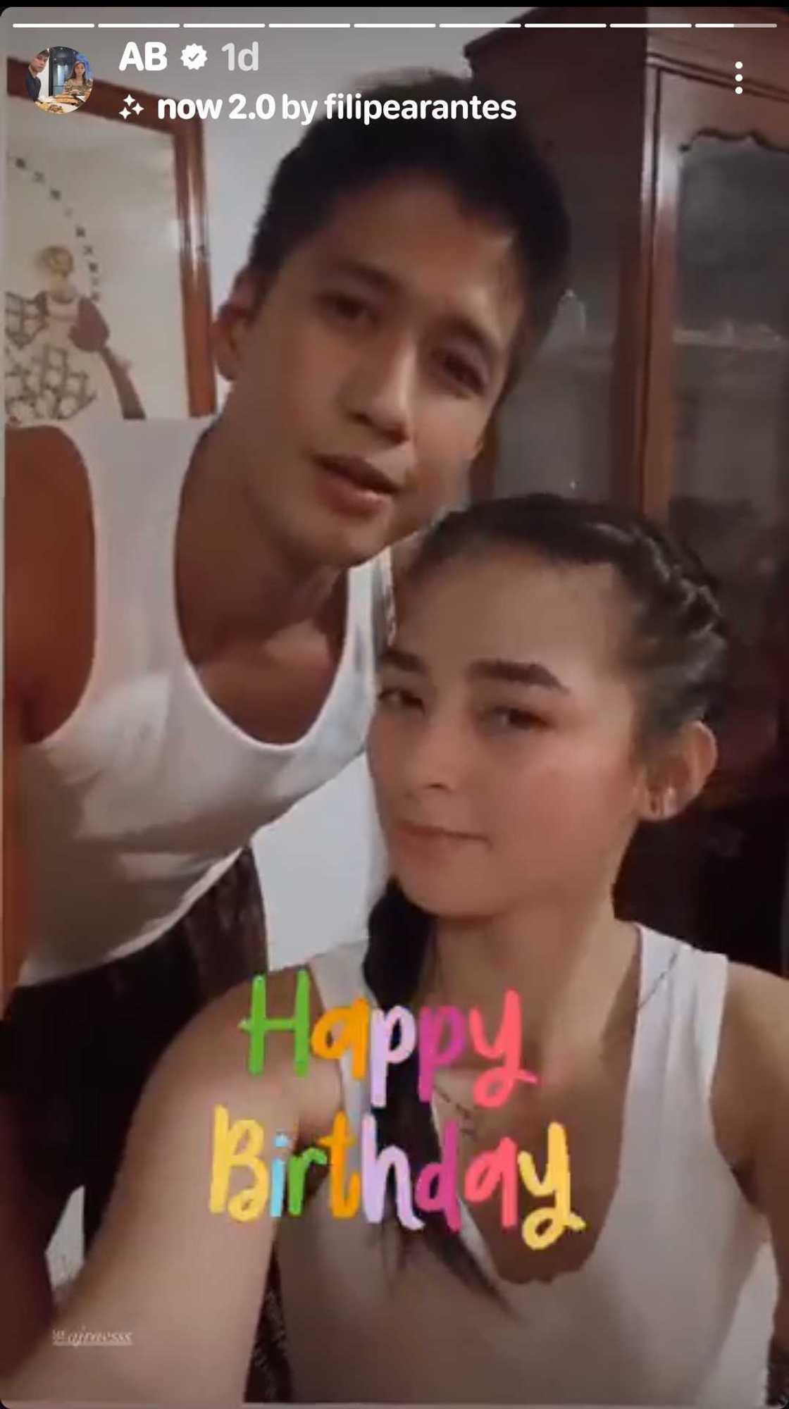 Aljur Abrenica sweetly greets AJ Raval on her birthday Aljur Abrenica sweetly greets AJ Raval on her birthday