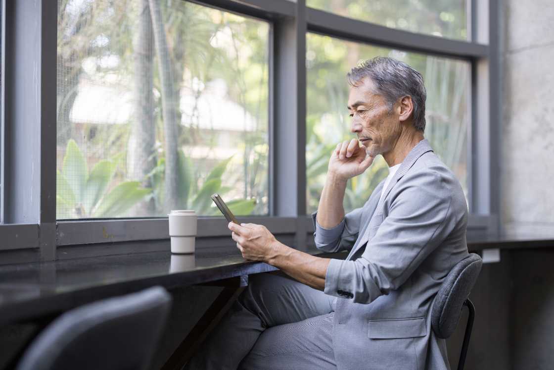 An older adult An older adult