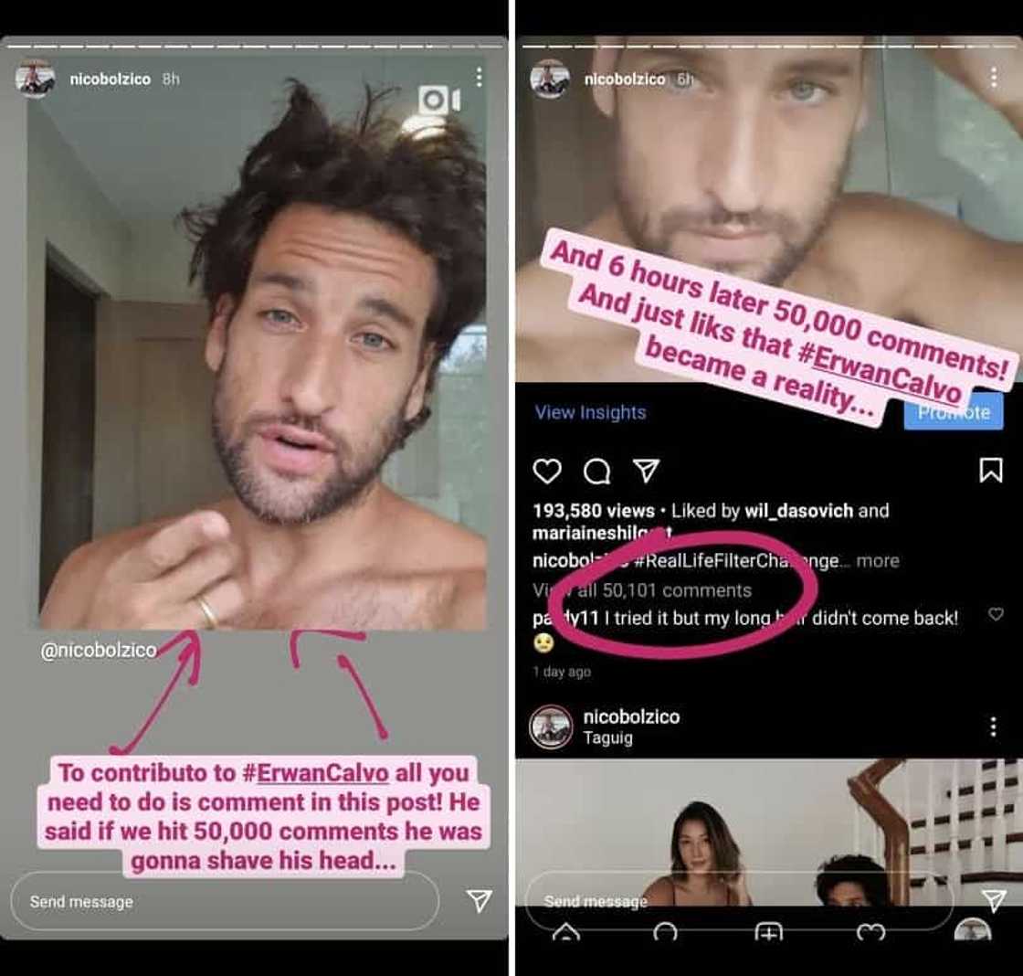 Nico Bolzico's "#ErwanCalvo" post goes viral; Erwan Heussaff reacts