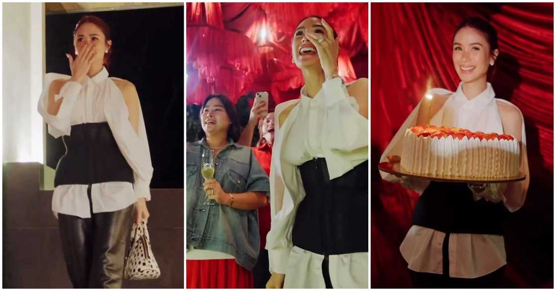 Reaksyon ni Heart Evangelista sa maagang surprise birthday party niya, kinaaliwan