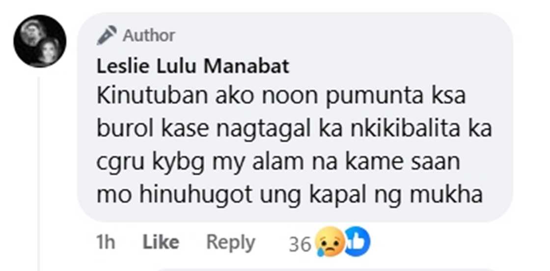 Leslie Lulu Manabat on Facebook