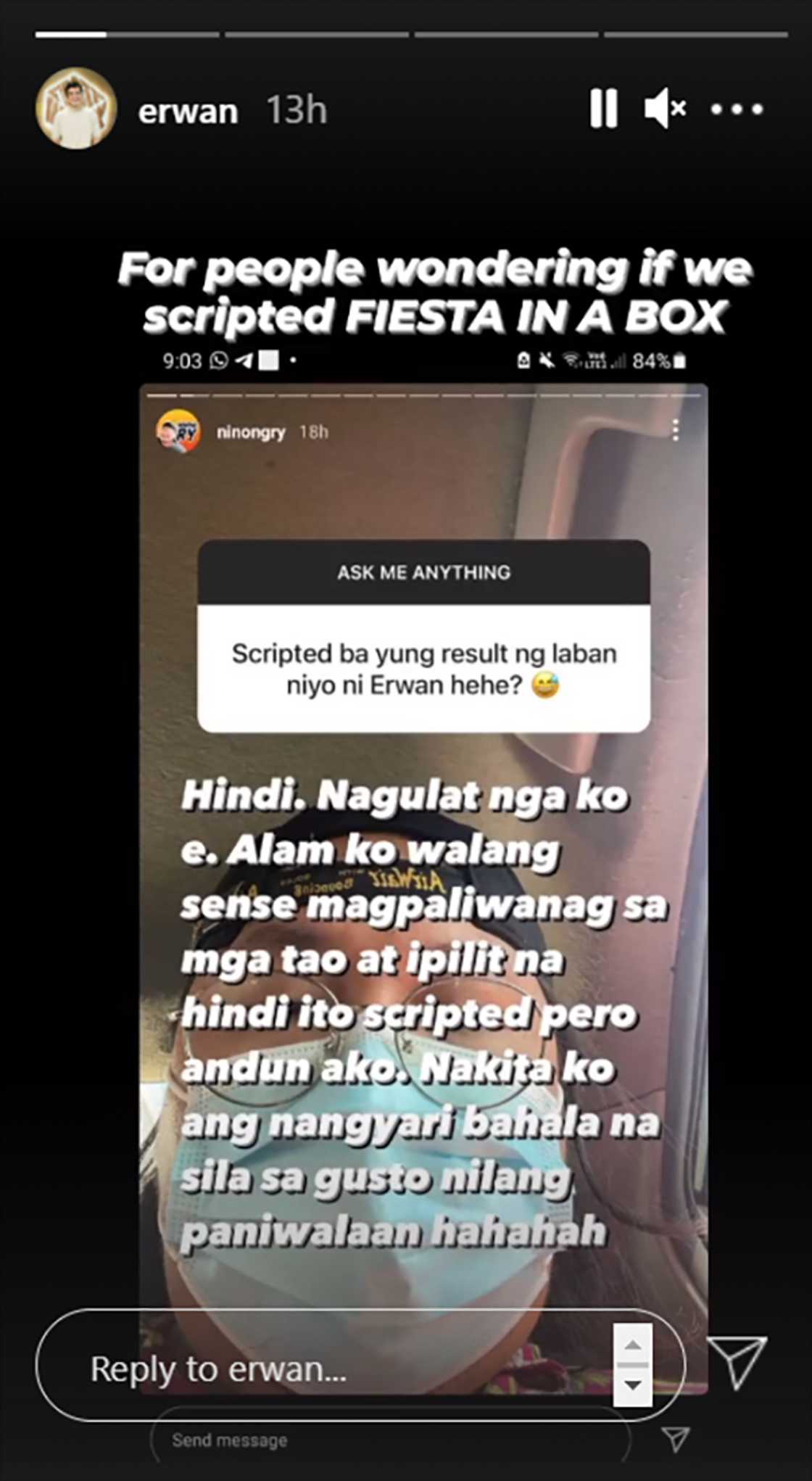Erwan Heussaff, nagbigay ng patunay na hindi scripted ang kanyang online cooking competition Erwan Heussaff, nagbigay ng patunay na hindi scripted ang kanyang online cooking competition