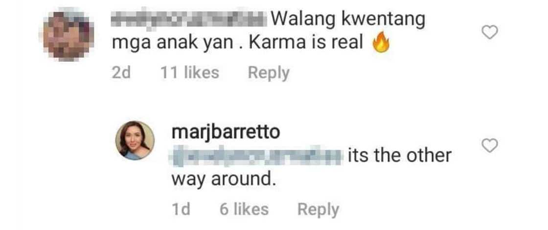 Marjorie Barretto, dinepensahan ang anak na si Julia Barretto mula sa mga bashers Marjorie Barretto, dinepensahan ang anak na si Julia Barretto mula sa mga bashers