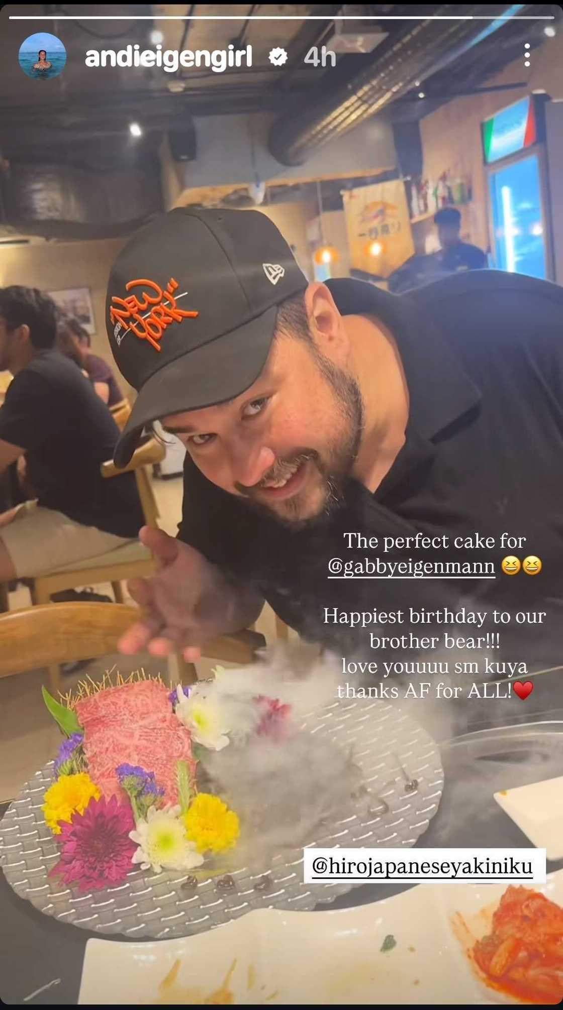 Andi Eigenmann, may sweet birthday greeting para kay Gabby Eigenmann Andi Eigenmann, may sweet birthday greeting para kay Gabby Eigenmann