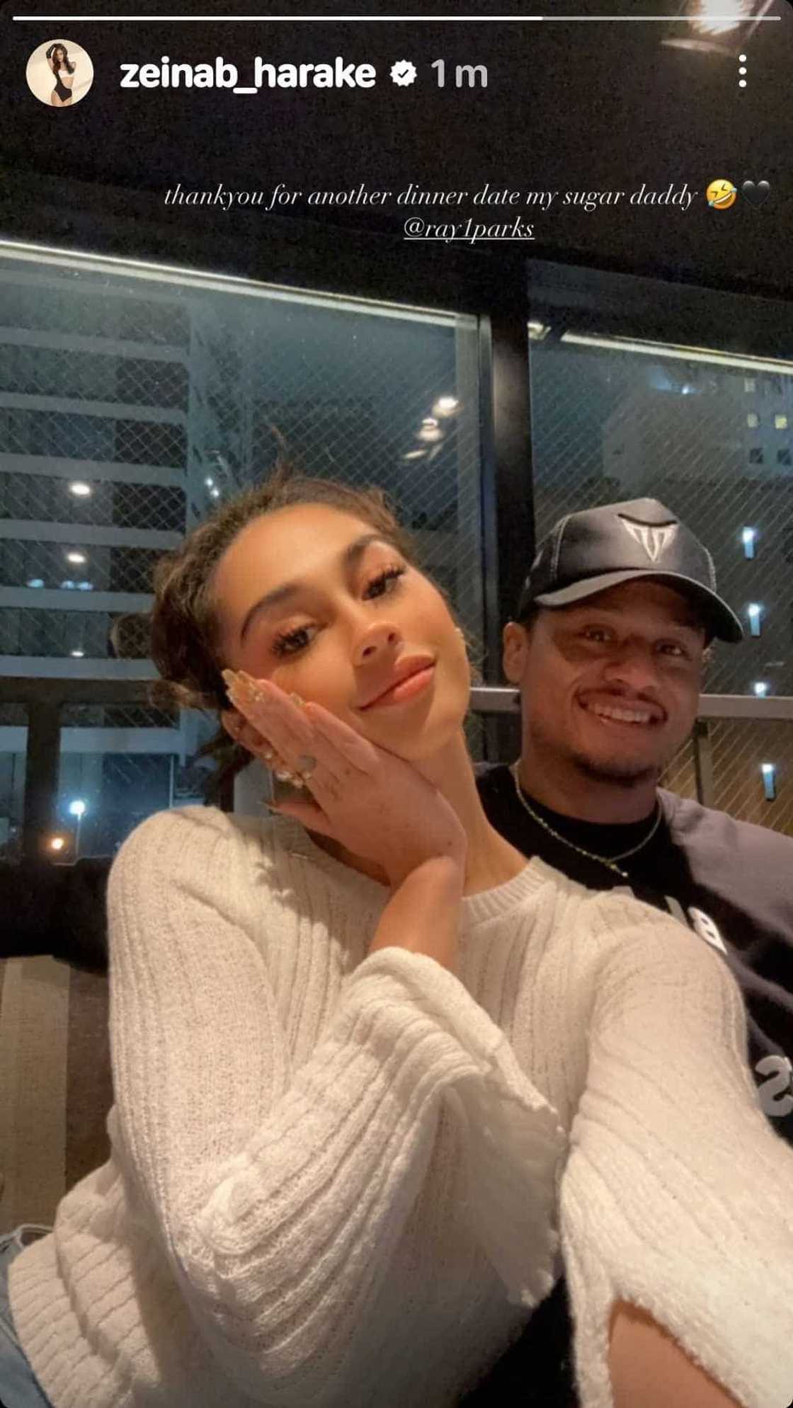 Zeinab Harake, pabirong tinawag si Ray Parks na “my sugar daddy” sa isang post