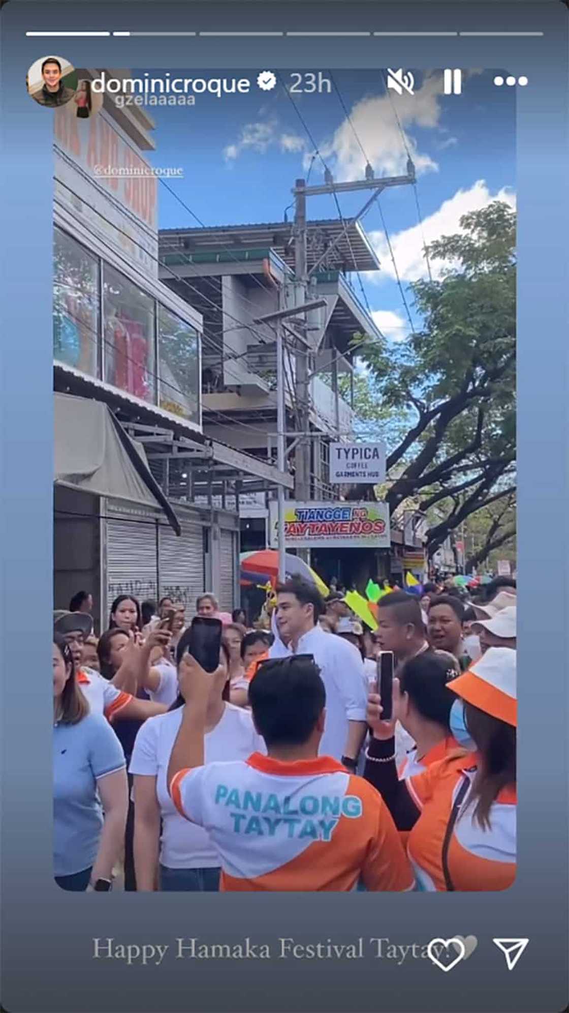 Dominic Roque, pinagkaguluhan sa Taytay Rizal; mga tao, unahan sa pagpapa-picture kasama ang aktor Dominic Roque, pinagkaguluhan sa Taytay Rizal; mga tao, unahan sa pagpapa-picture kasama ang aktor
