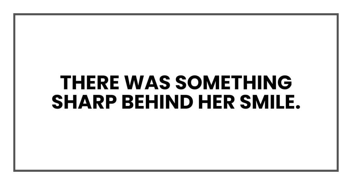 BEHIND HER SMILE BEHIND HER SMILE