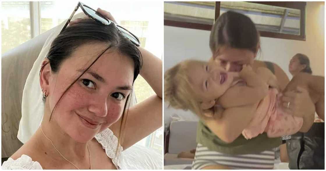 Angelica Panganiban, ipinost ang video ng kulitan nila ni Baby Amila Sabine Angelica Panganiban, ipinost ang video ng kulitan nila ni Baby Amila Sabine