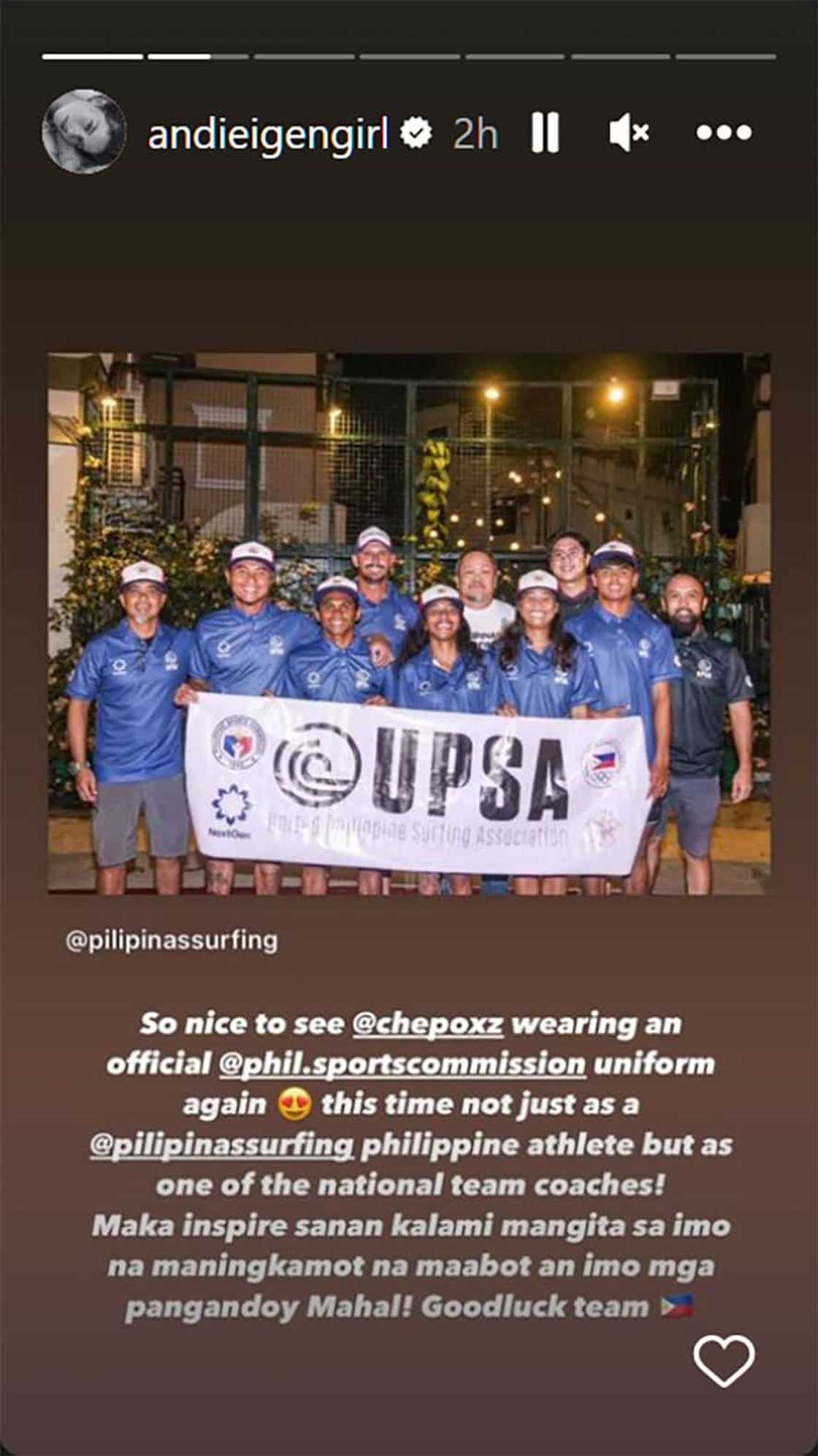 Andi Eigenmann, proud at ibinida ang accomplishment ni Philmar Alipayo: "One of the national team coaches" Andi Eigenmann, proud at ibinida ang accomplishment ni Philmar Alipayo: "One of the national team coaches"