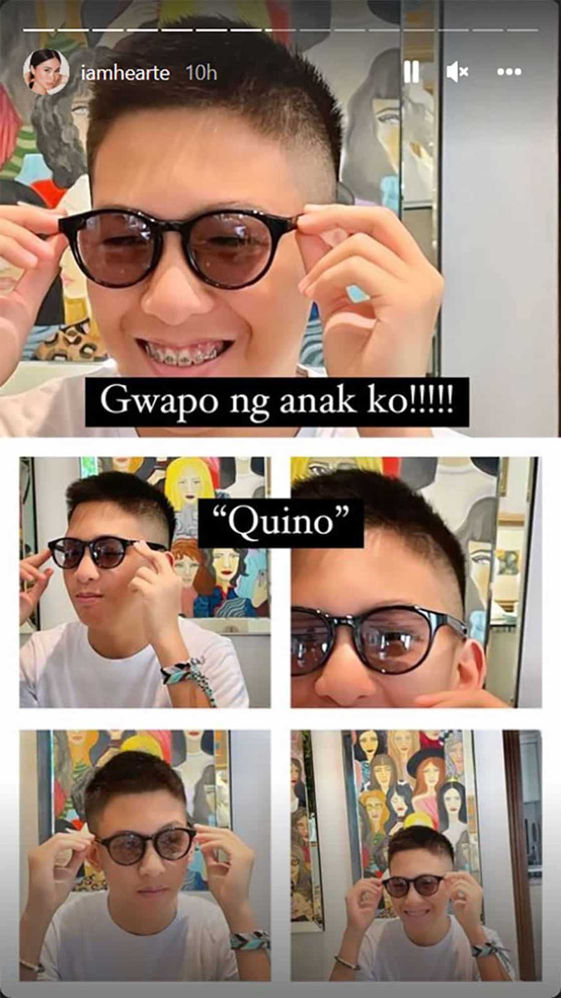 Heart Evangelista, pinuri ang anak ng kanyang asawang si Chiz Escudero: “Gwapo ng anak ko” Heart Evangelista, pinuri ang anak ng kanyang asawang si Chiz Escudero: “Gwapo ng anak ko”