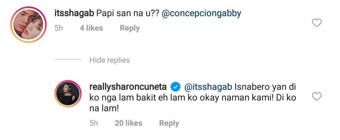 "Isnabero yan!" Sharon Cuneta slams Gabby Concepcion for ignoring her "Isnabero yan!" Sharon Cuneta slams Gabby Concepcion for ignoring her