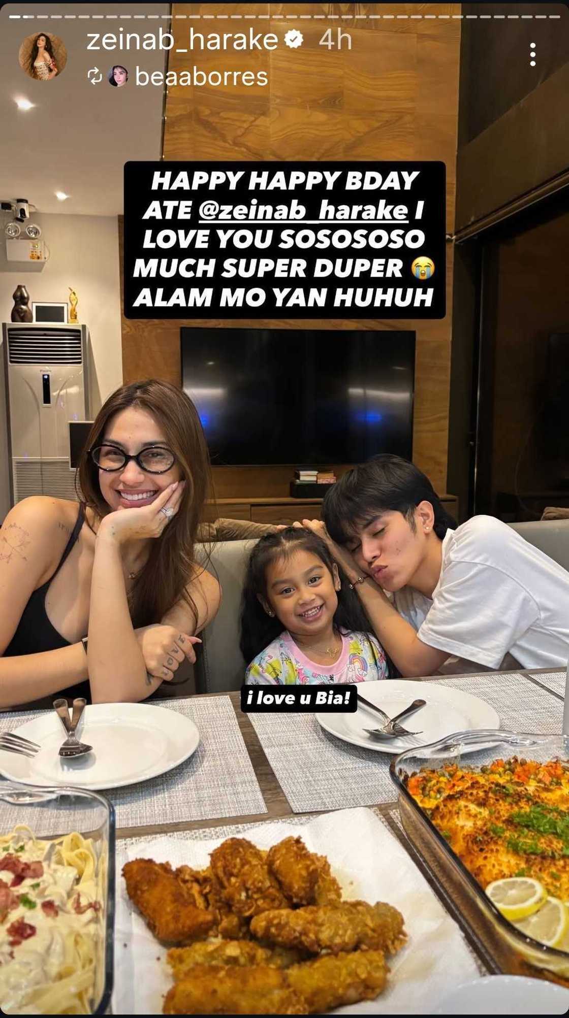 Bea Borres posts affectionate birthday message for Zeinab Harake