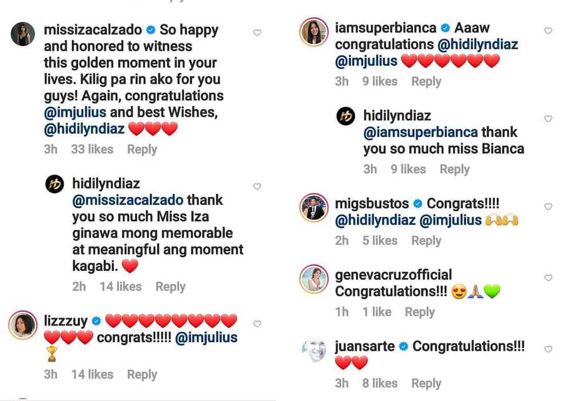 Celebrities react to Hidilyn Diaz, Julius Naranjo’s engagement: “Kilig pa rin ako” Celebrities react to Hidilyn Diaz, Julius Naranjo’s engagement: “Kilig pa rin ako”